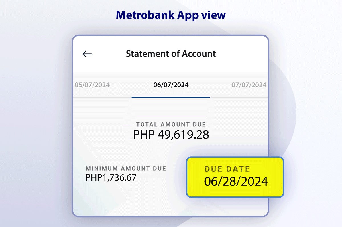 Payment Due Date _ Metrobank App